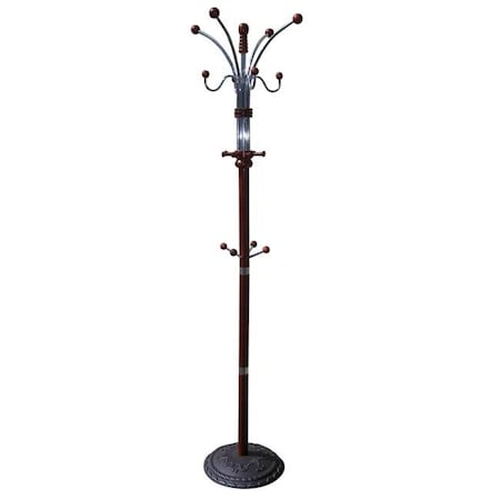 Ore Furniture Ore Furniture R685CH 73 in. Coat Rack - Cherry R685CH